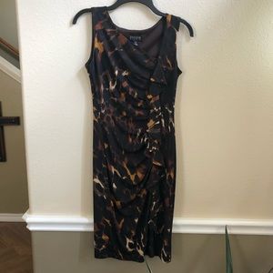 Enfocus Studio Tortie animal print dress